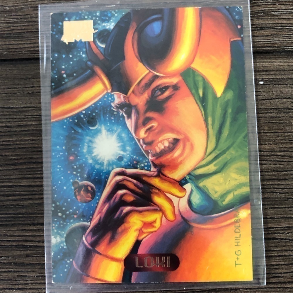 ’94 Marvel Masterpieces trading card: Loki #68